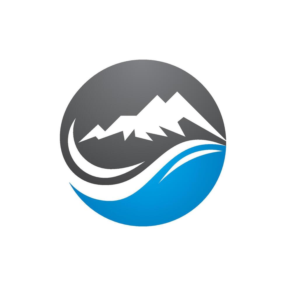 Mountain  logo icon vector