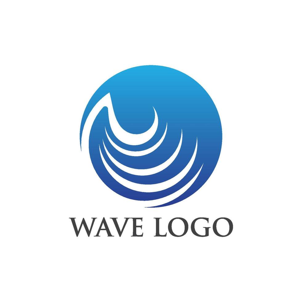 Water Wave logo vector