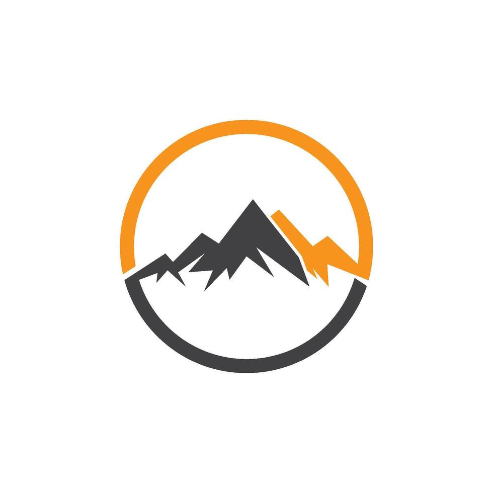 Mountain  logo icon vector