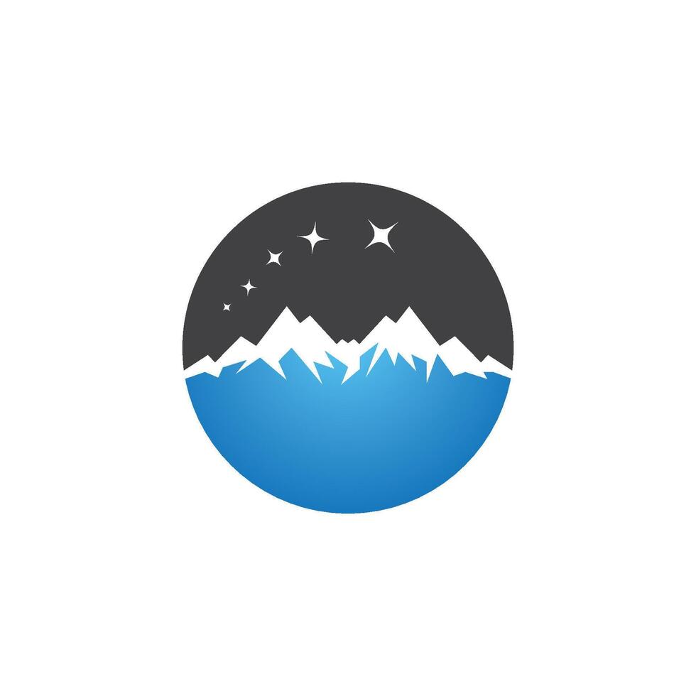 Mountain  logo icon vector