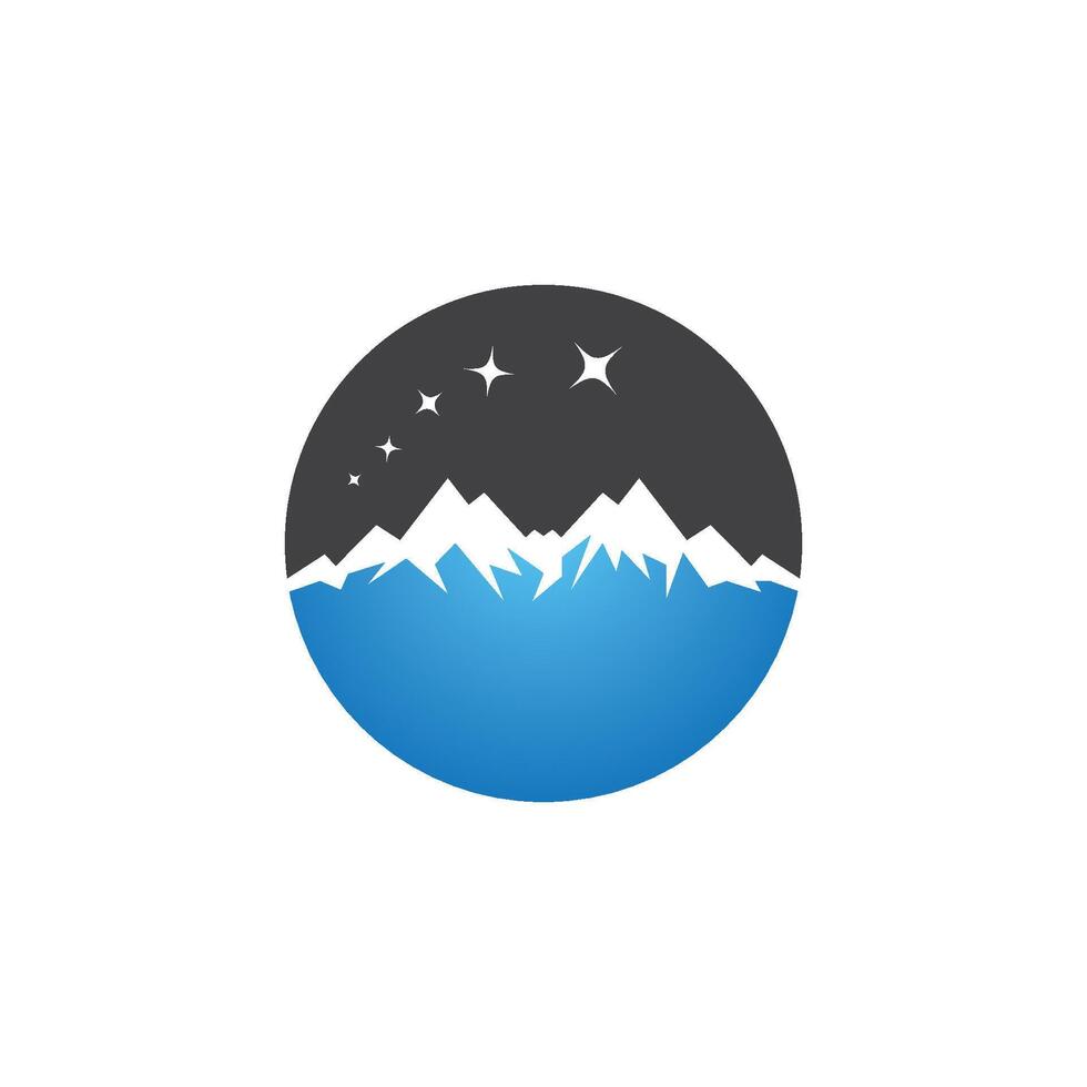Mountain  logo icon vector