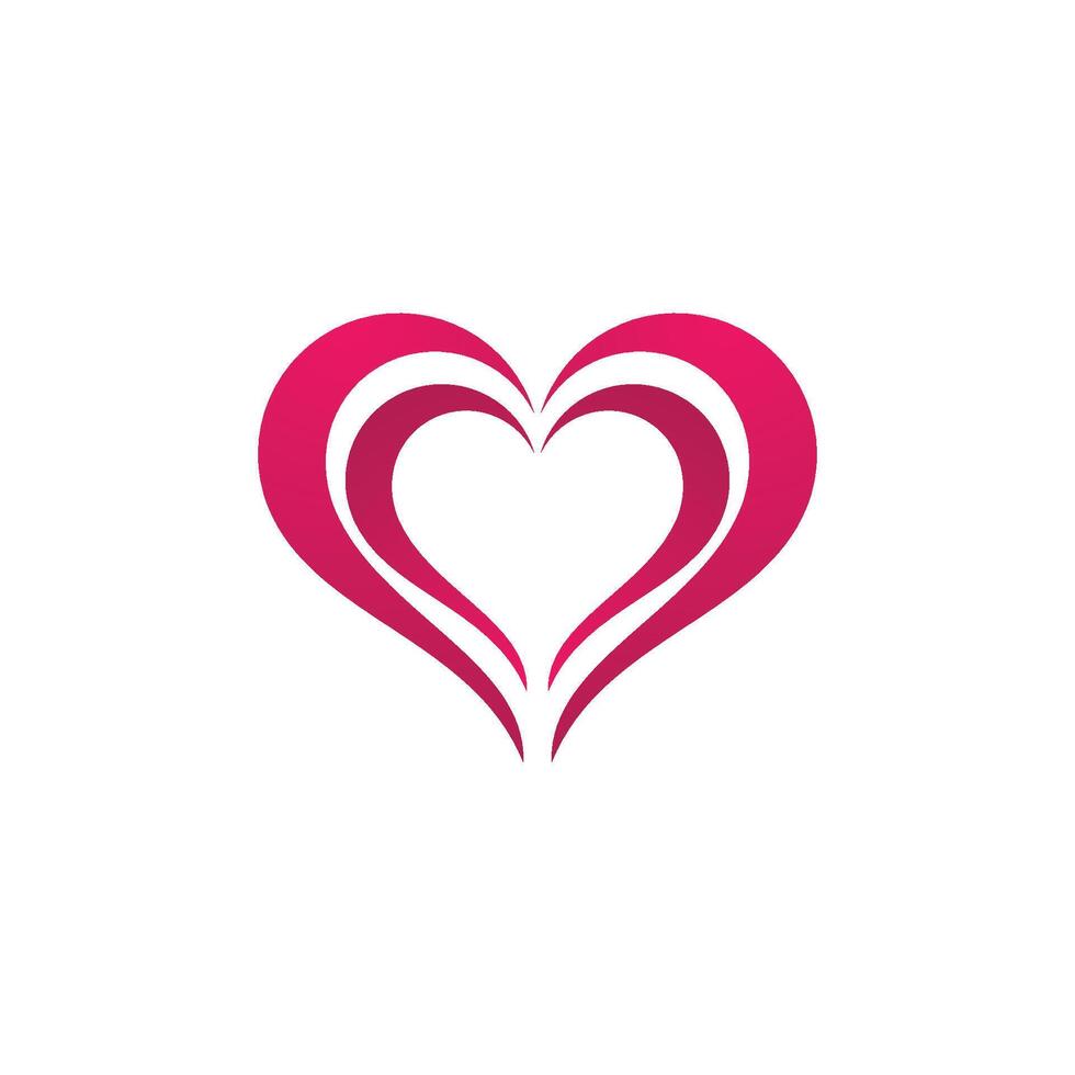 Love logo and symbol vector