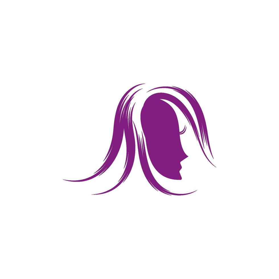 Beauty Women face silhouette vector