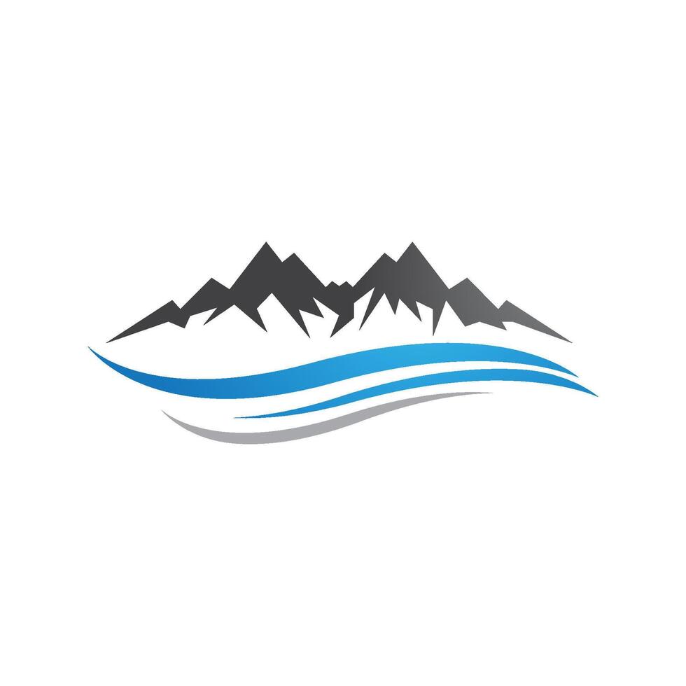 Mountain  logo icon vector