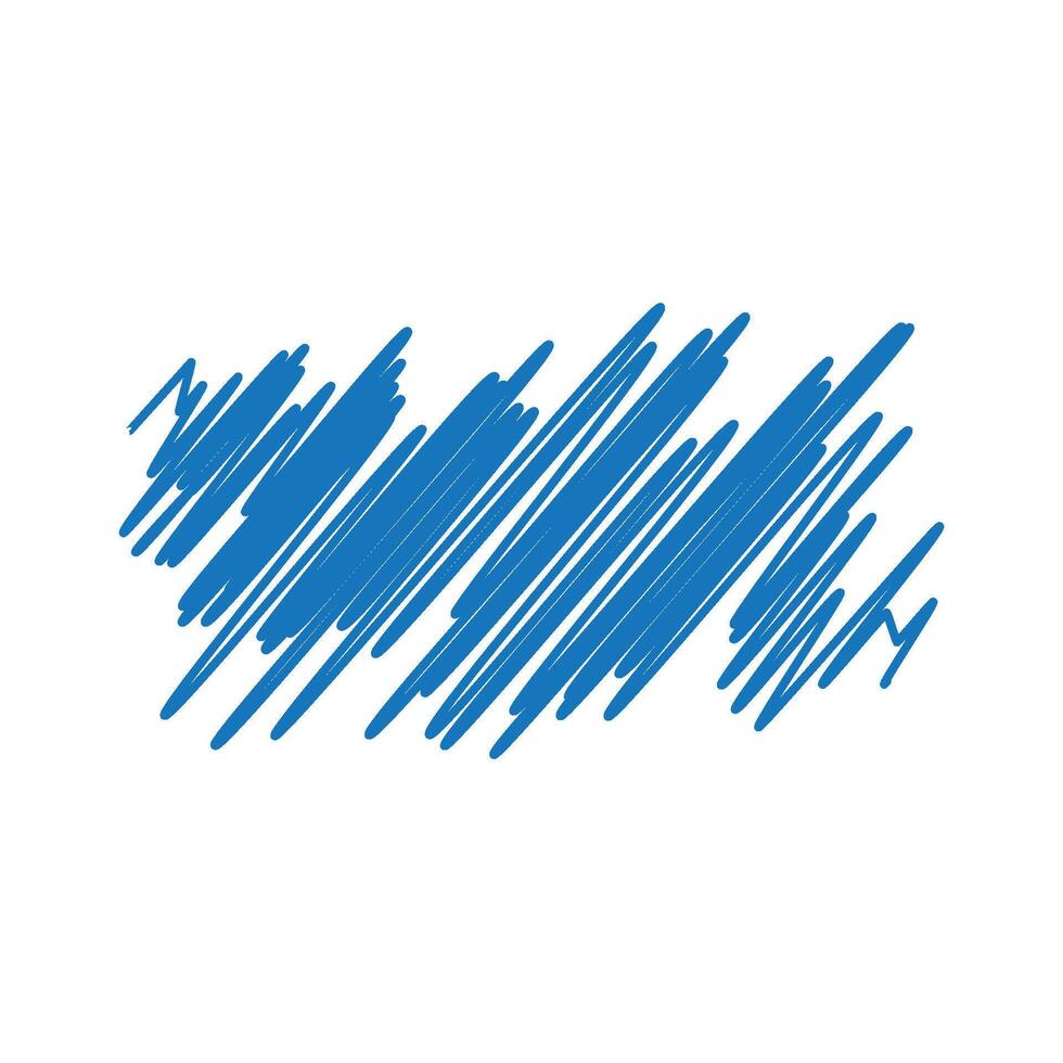 Scrible line art hand draw vector