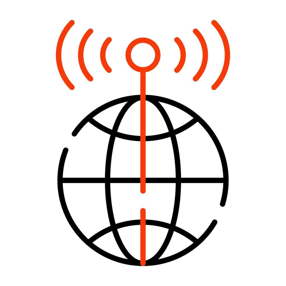 Hotspot icon in trendy design vector