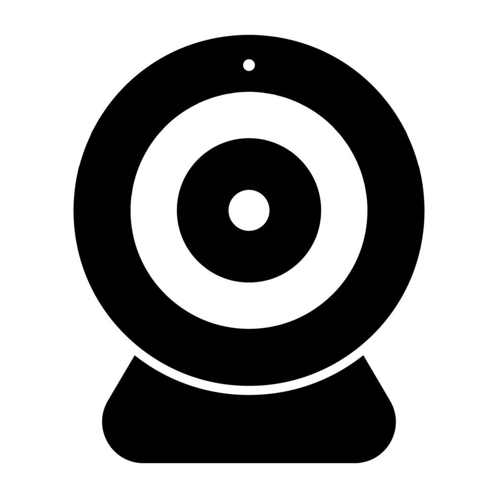 A modern technology icon of webcam vector