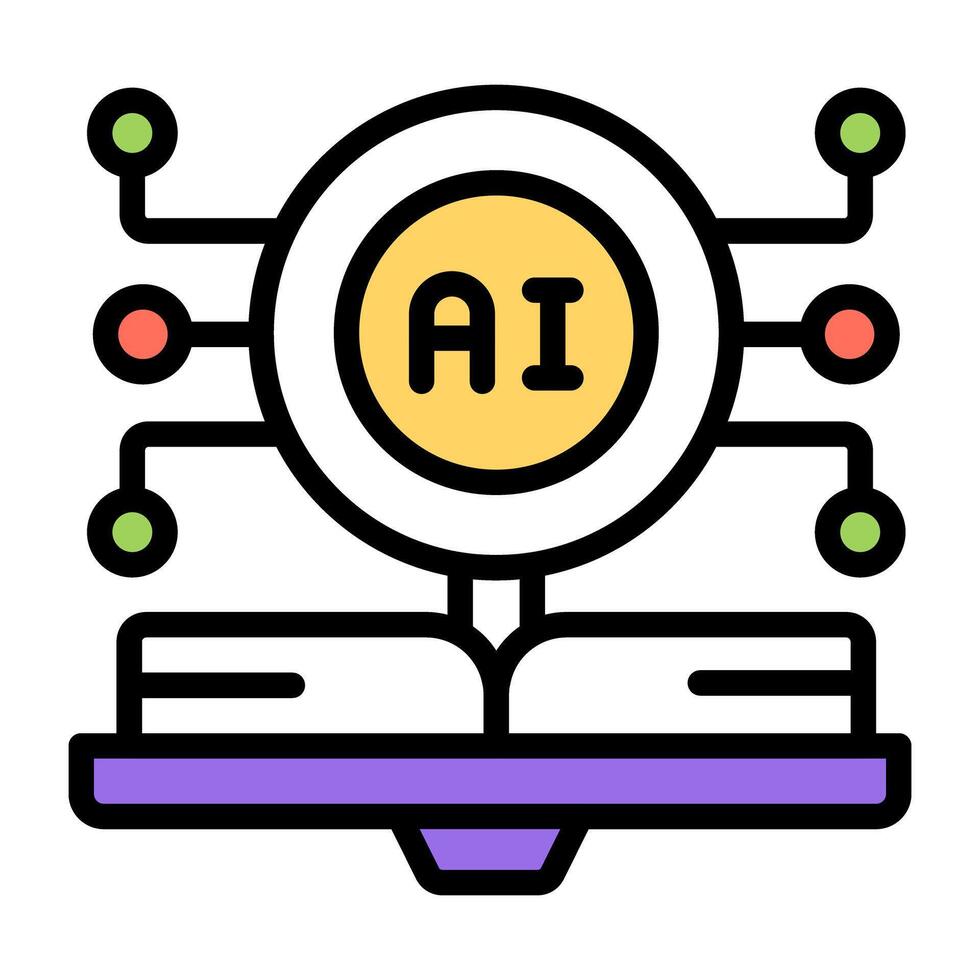 Premium download icon of ai manual vector