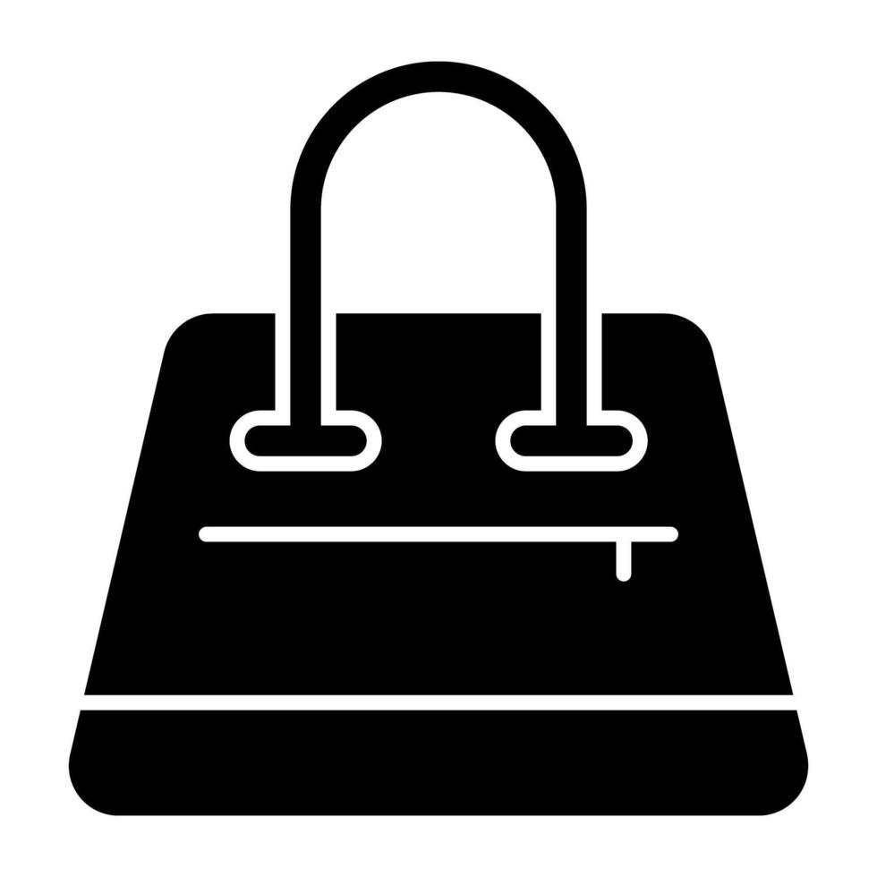 Shoulder bag icon in unique design, purse vector
