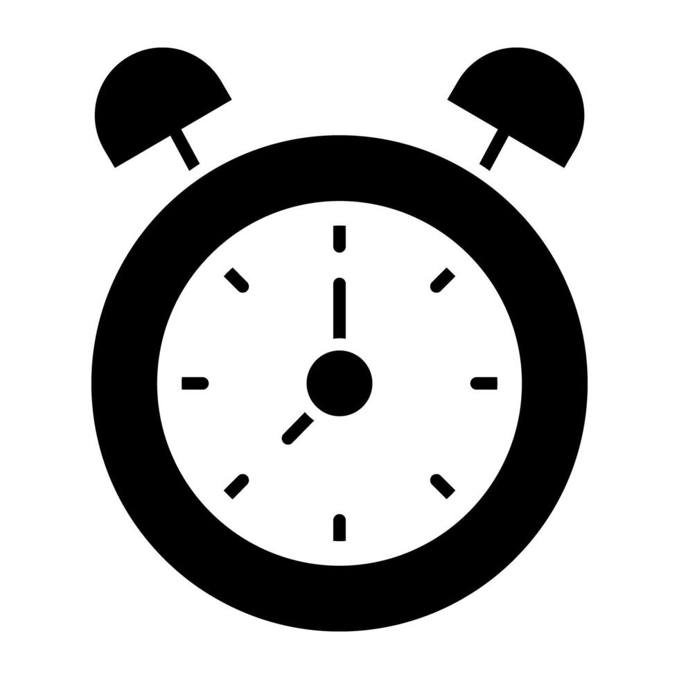 A premium download icon of alarm clock vector