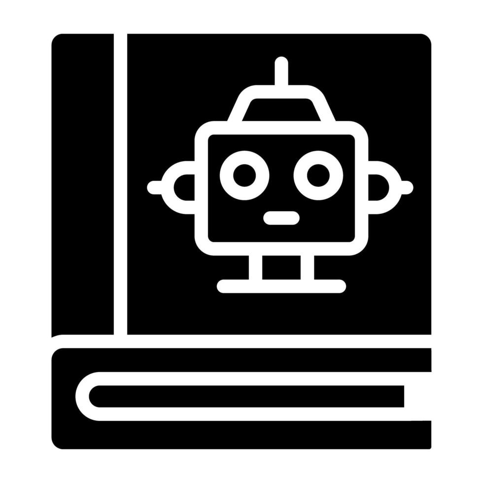 Trendy design icon of robotic education vector