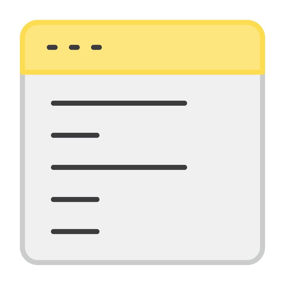 Trendy vector design of web content