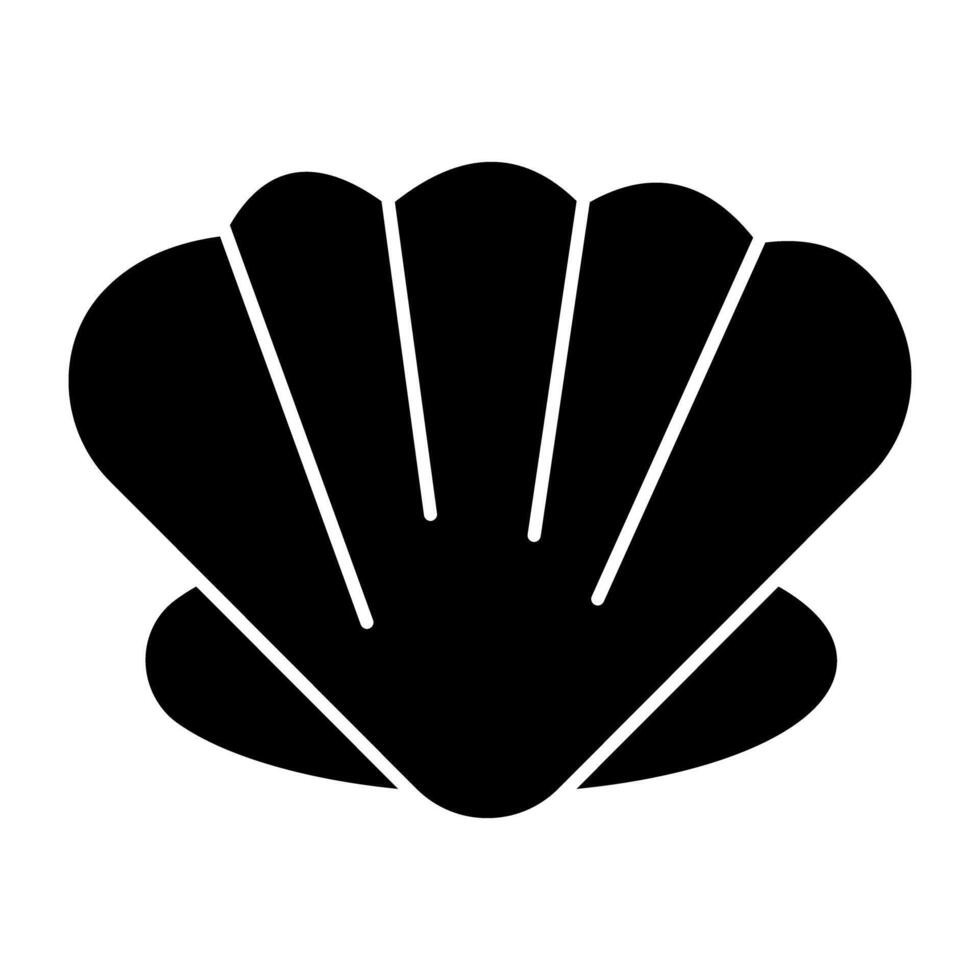 A beautiful design icon of sea shell vector