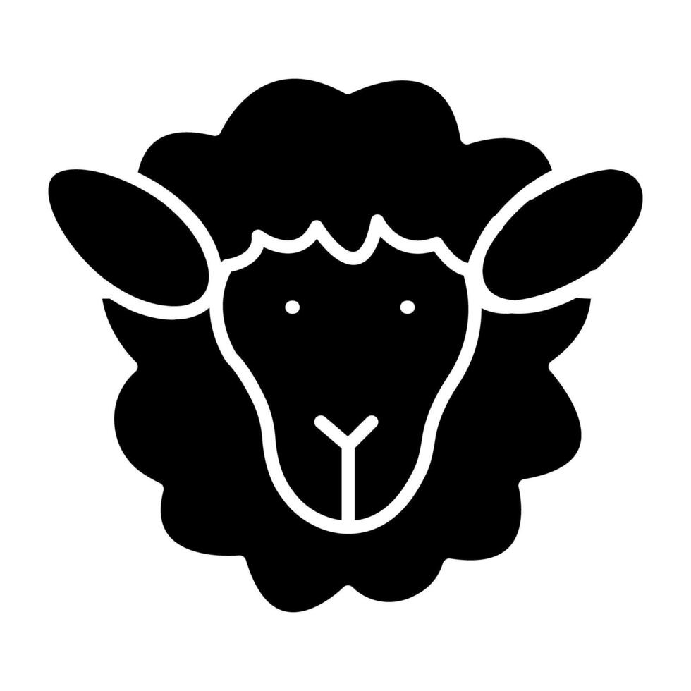 A trendy design icon of sheep animal vector