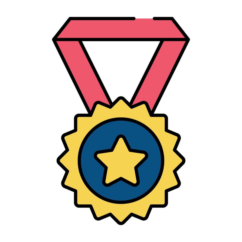 Modern design icon of medal vector