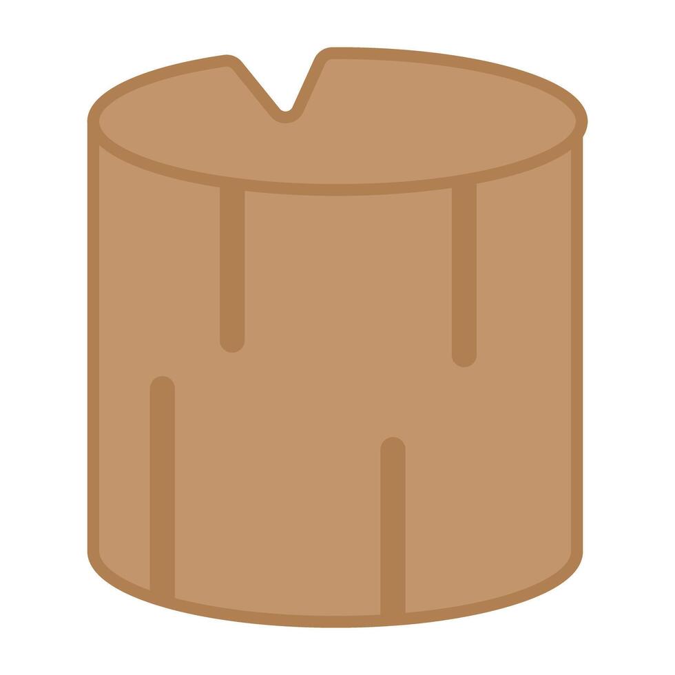 A premium download icon of wood stem vector