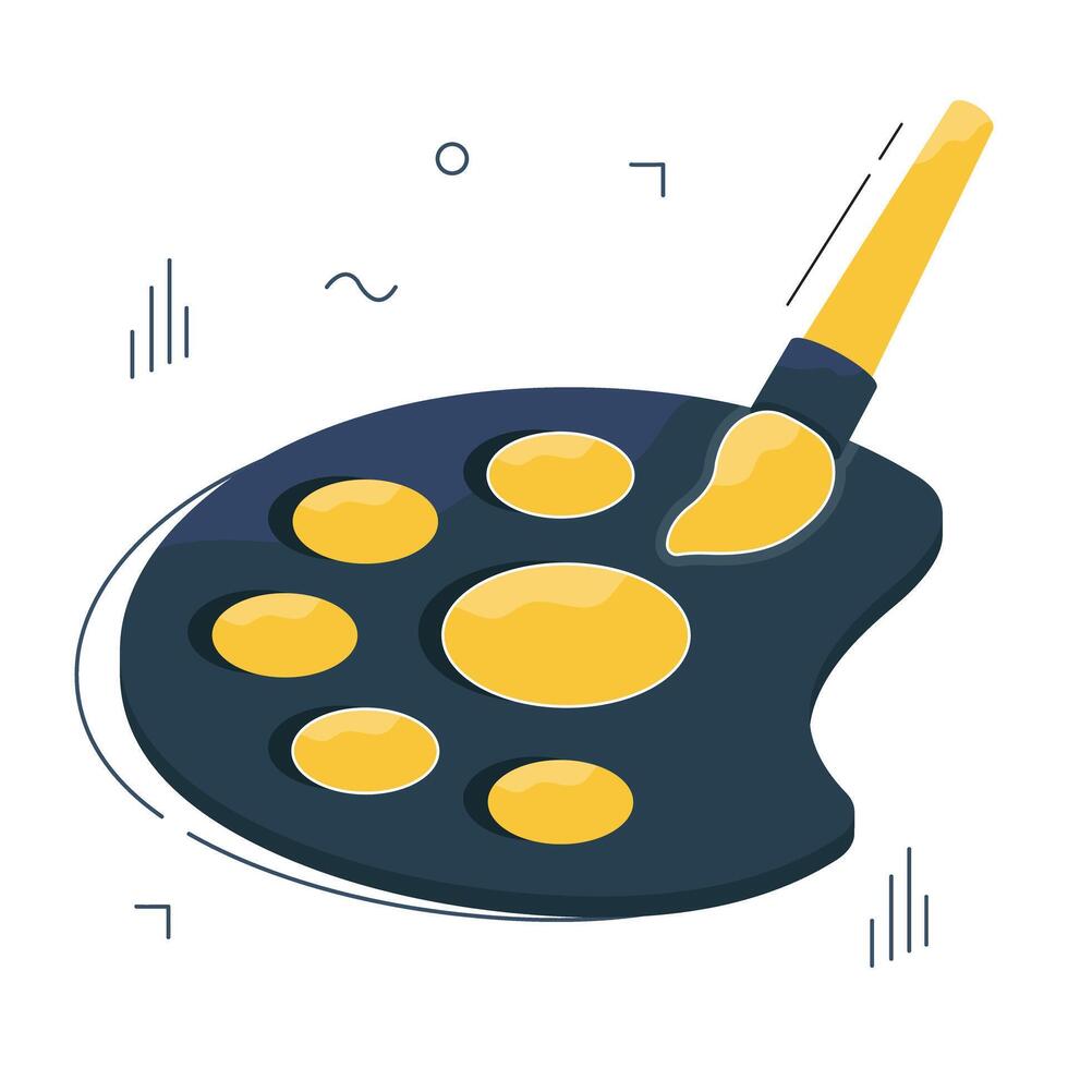 Trendy vector design of paint palette 41030836 Vector Art at Vecteezy