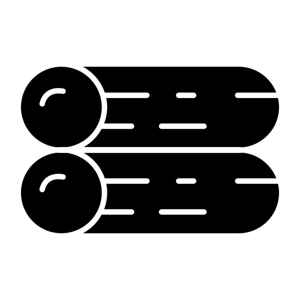 A premium download icon of wood logs vector