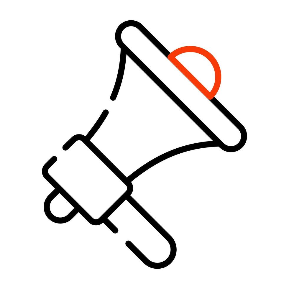 A perfect design icon of megaphone vector