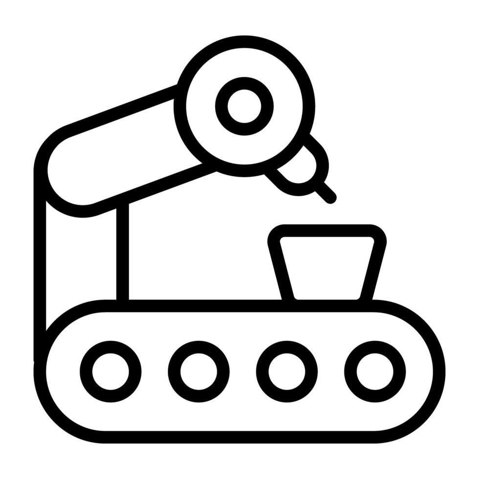 Premium download icon of industrial arm vector