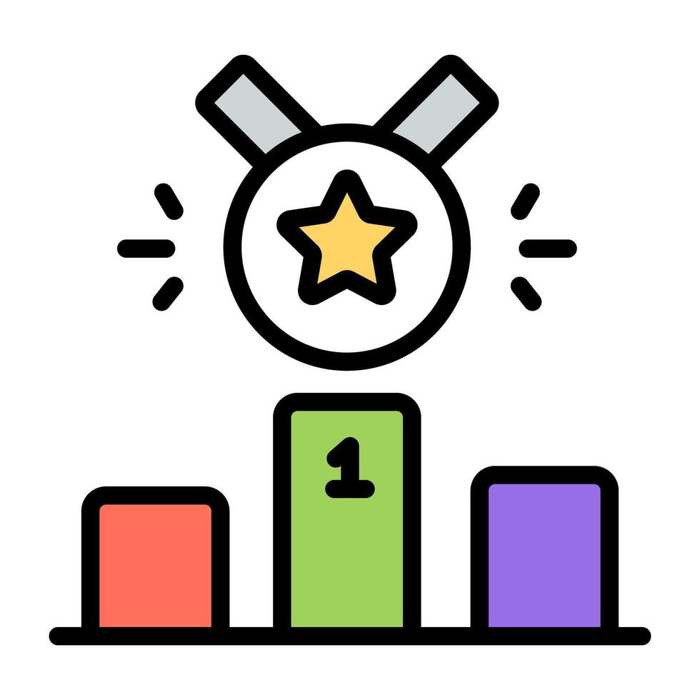 Perfect design icon of leaderboard vector