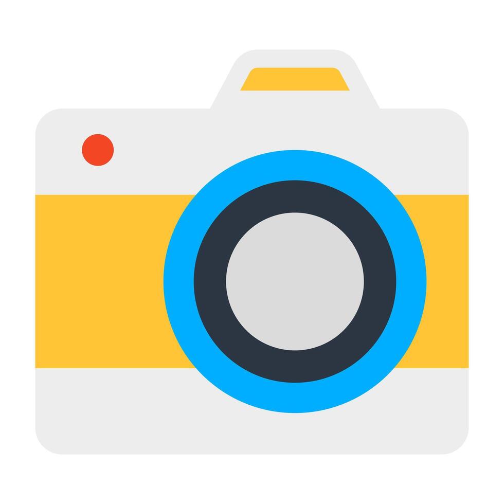 A unique design icon of digital camera vector