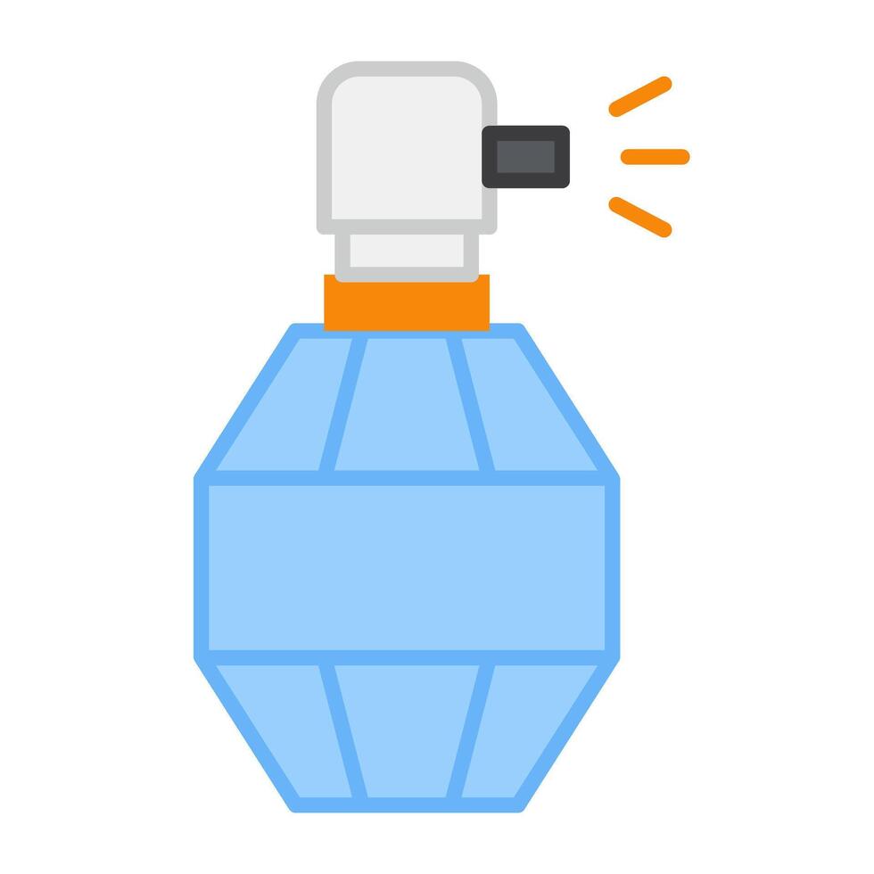 A scent bottle icon, trendy design of perfume vector