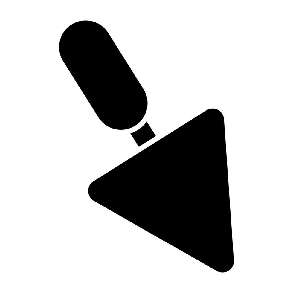 A premium download icon of trowel vector