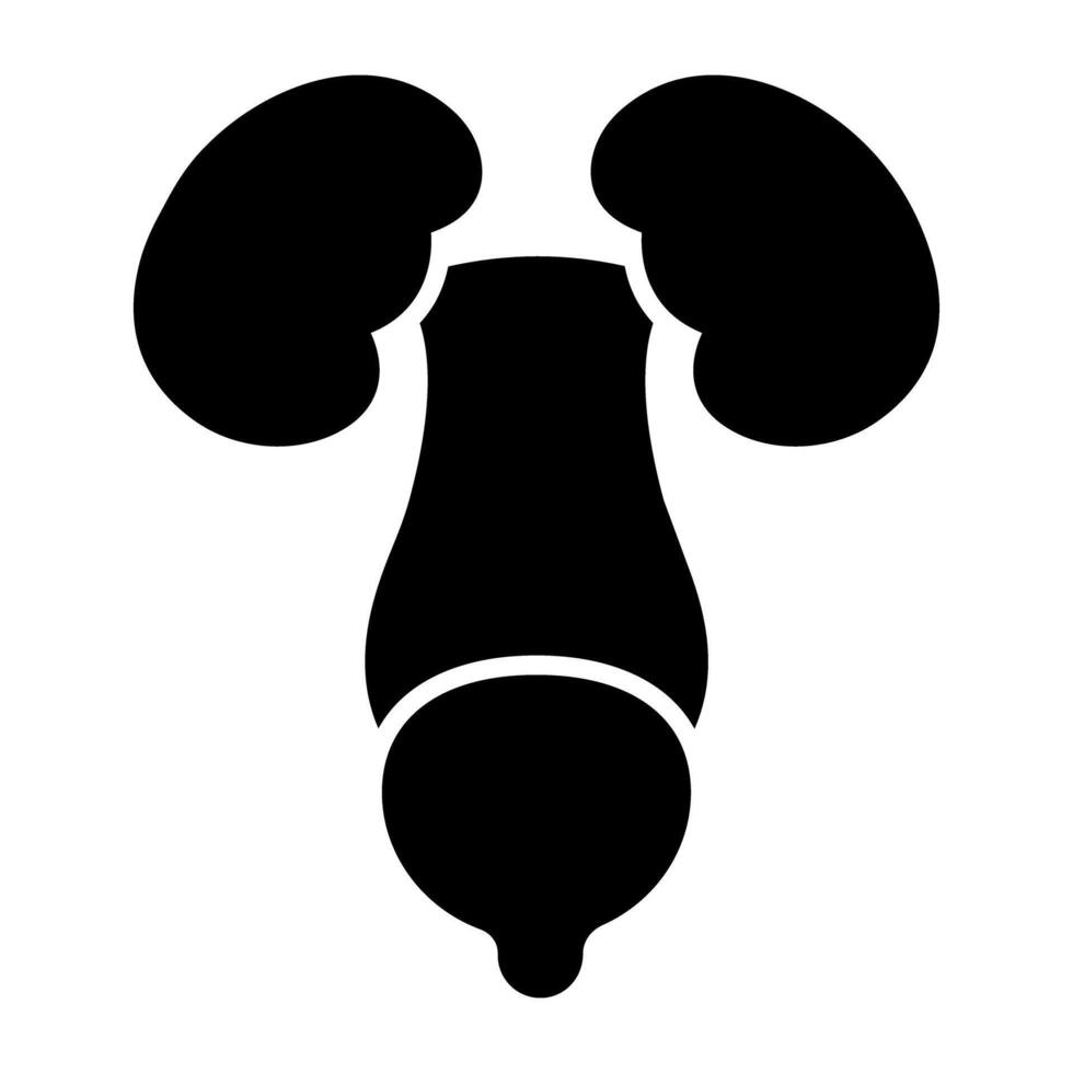 Kidneys icon in editable style vector