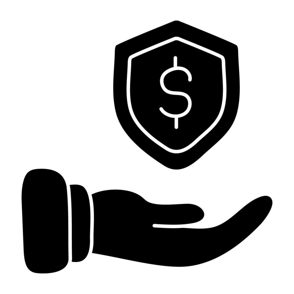 A perfect design icon of financial security vector