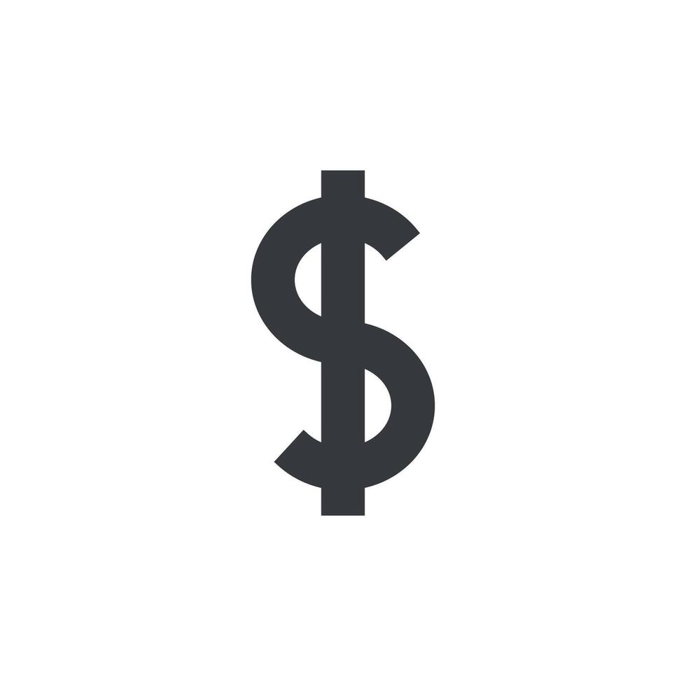 Money Icon, United States Dollar sign vector. Dollar sign icon vector