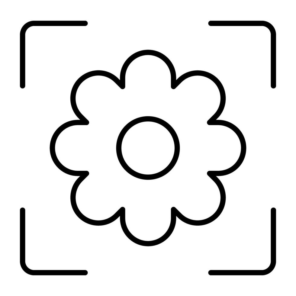 un icono diseño de flor atención vector