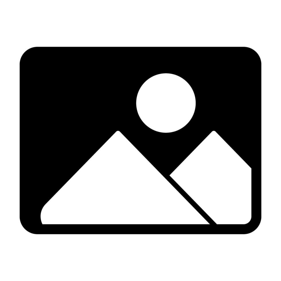 An editable design icon of gallery vector