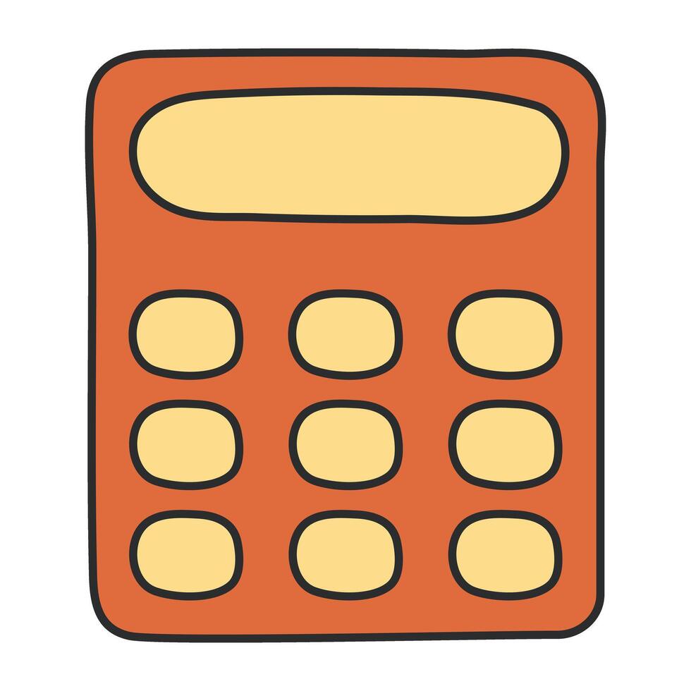 Creative design icon of calculator vector