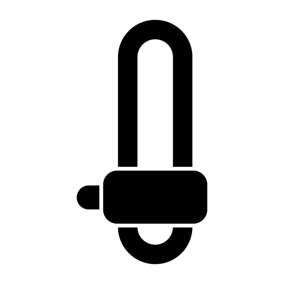 A solid design icon of spark plug vector