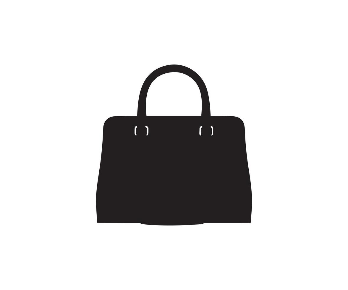 Shopping bag icon. vector illustration.