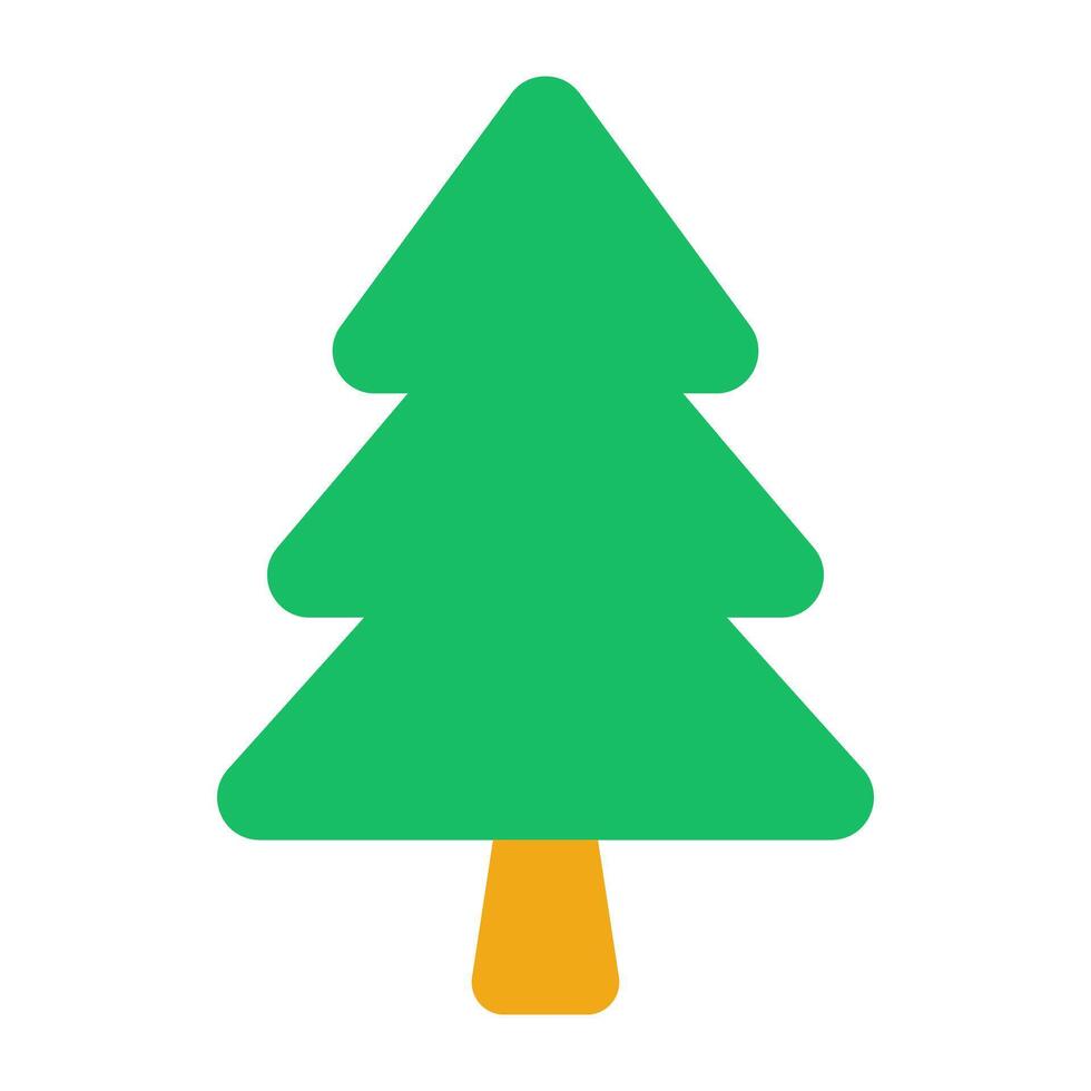 Modern design icon of conifer tree vector