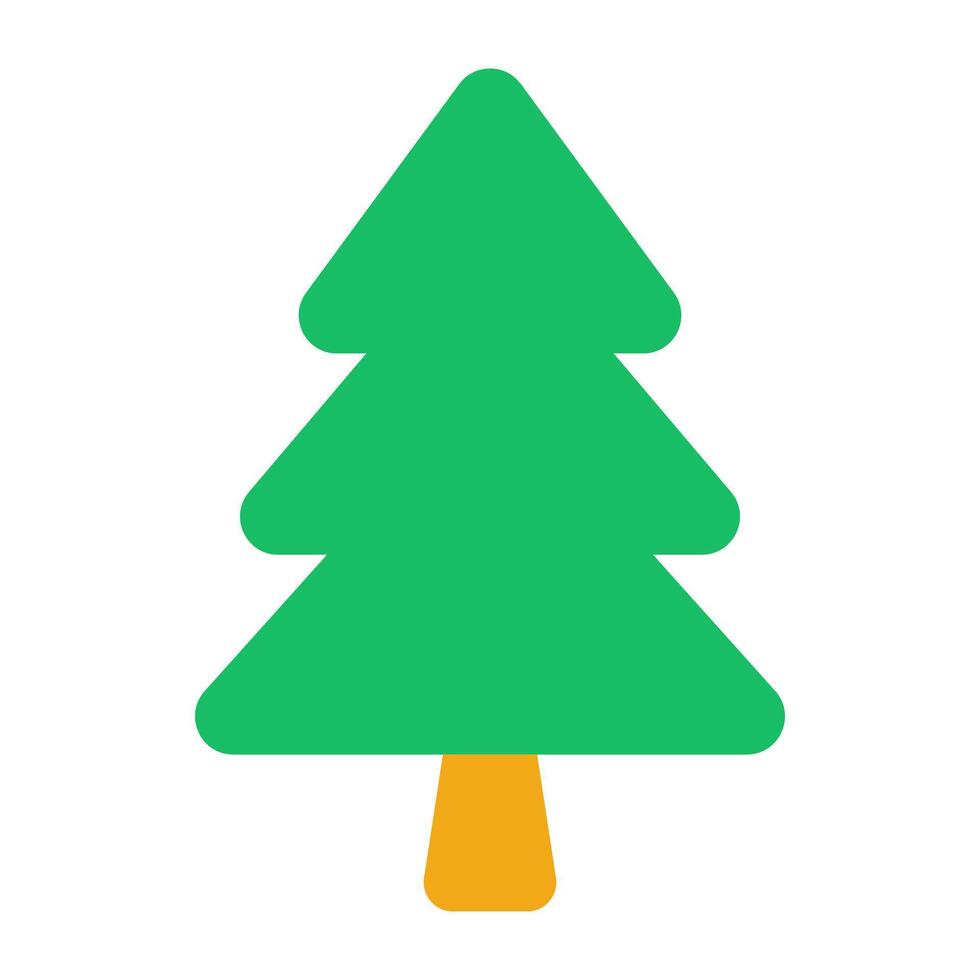 Modern design icon of conifer tree vector