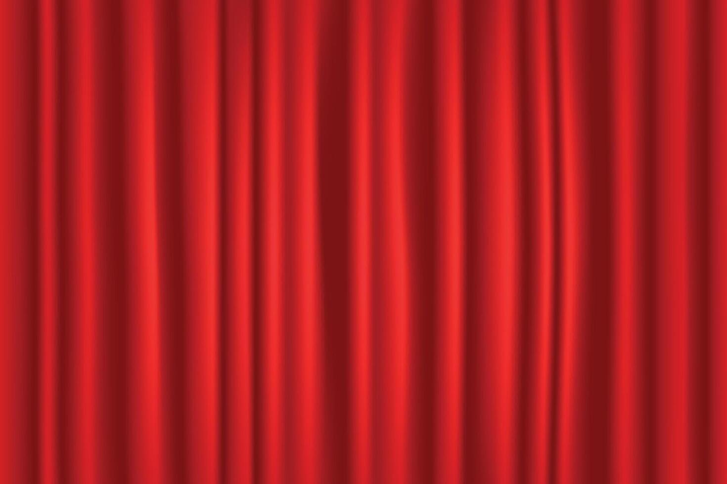 realistic curtain background template with red color vector design graphic