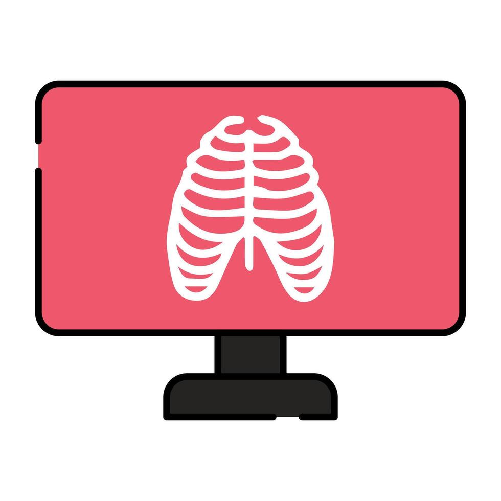 Vector design of radiography icon