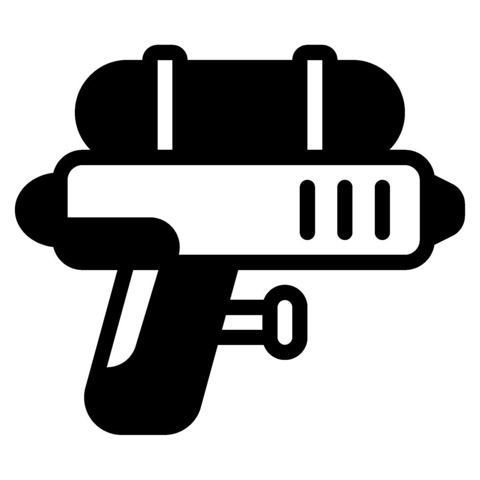 agua pistola íconos para web, aplicación, infografía, etc vector