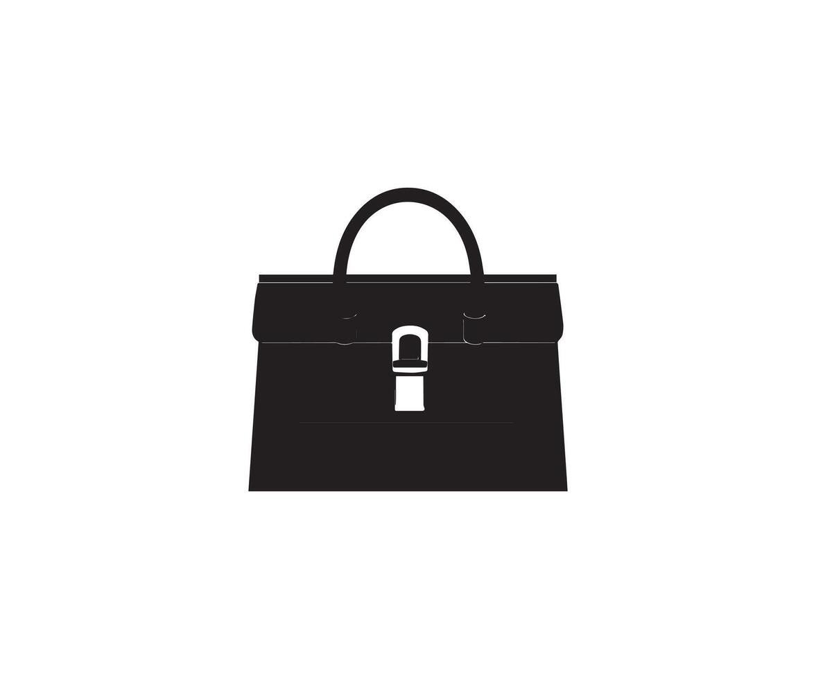 compras bolso icono. vector ilustración.