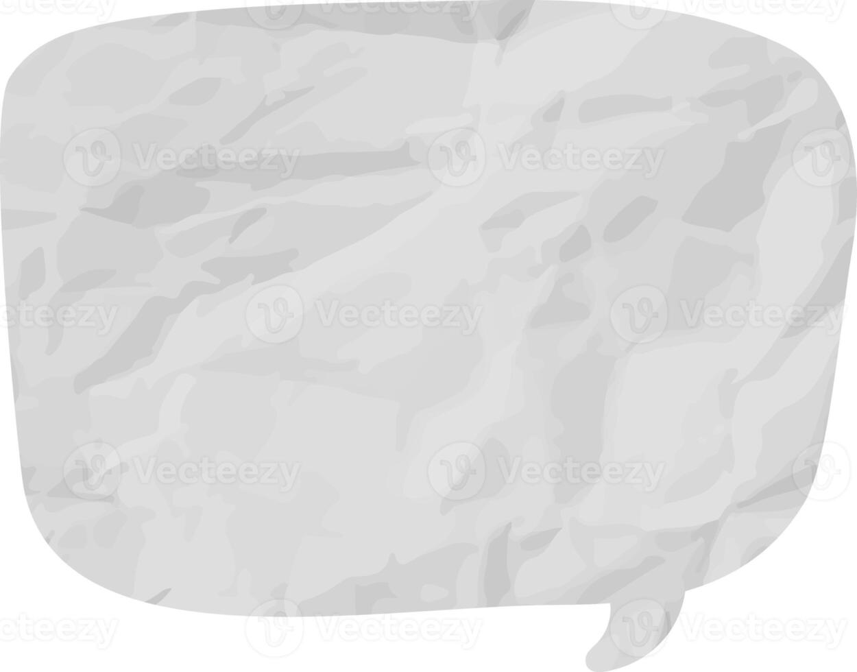 old paper speech bubble photo