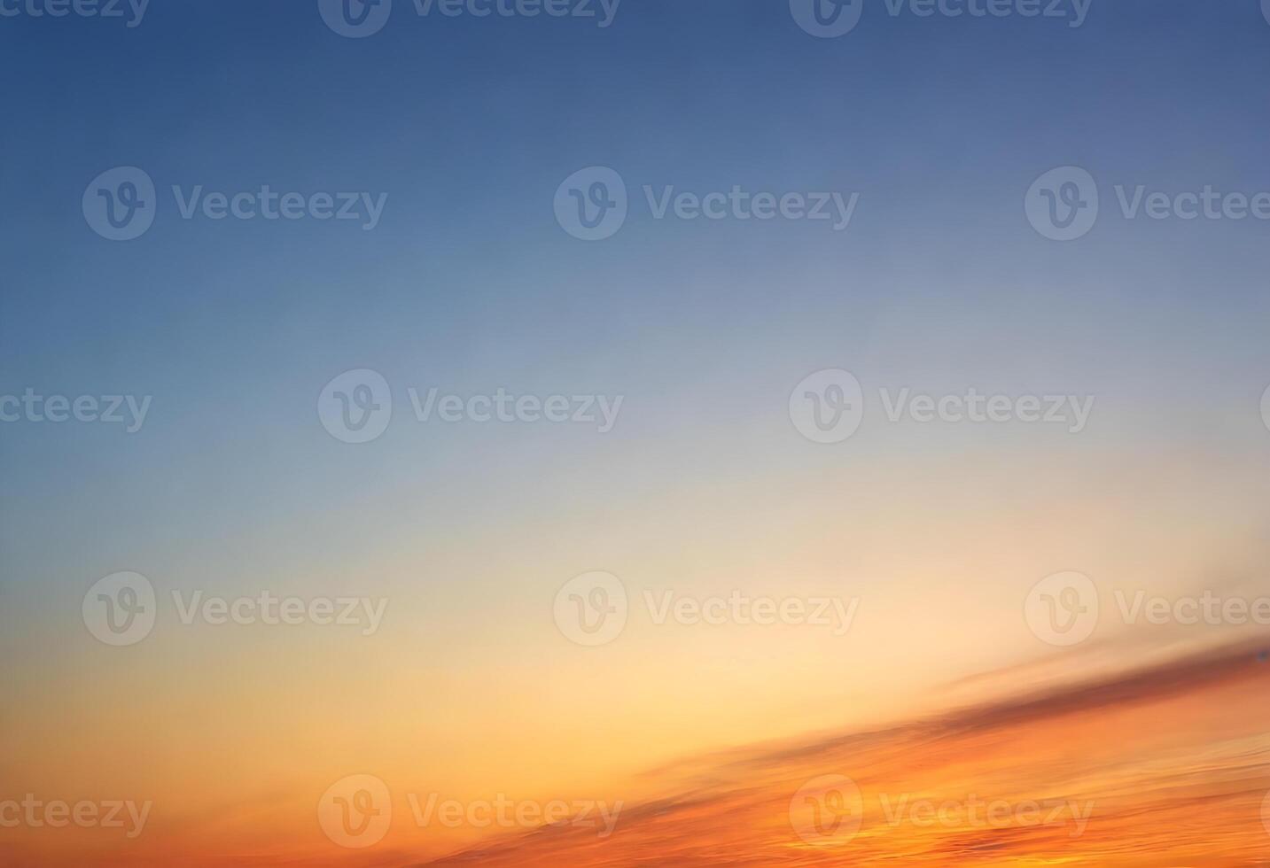 AI generated Nature colorful landscape dusk cloud photo