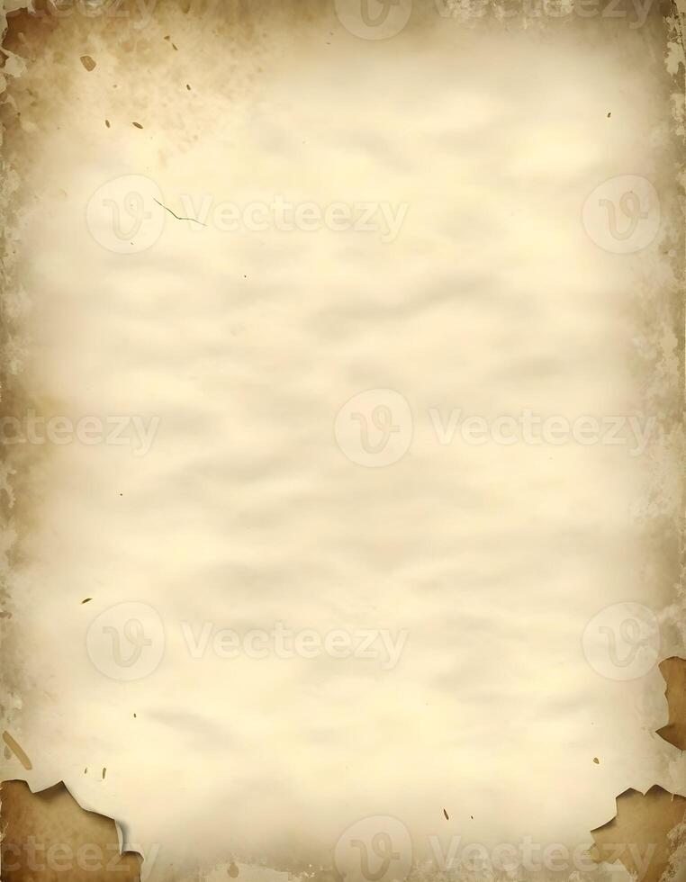 AI generated Vintage grunge paper background photo