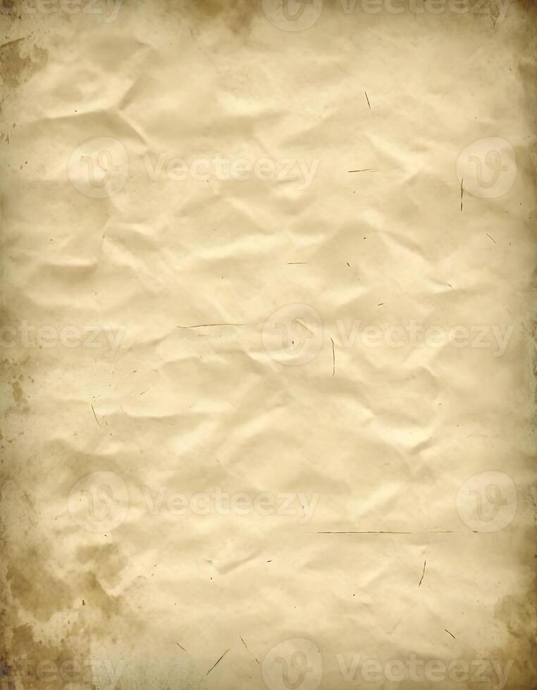 AI generated Vintage grunge paper background photo