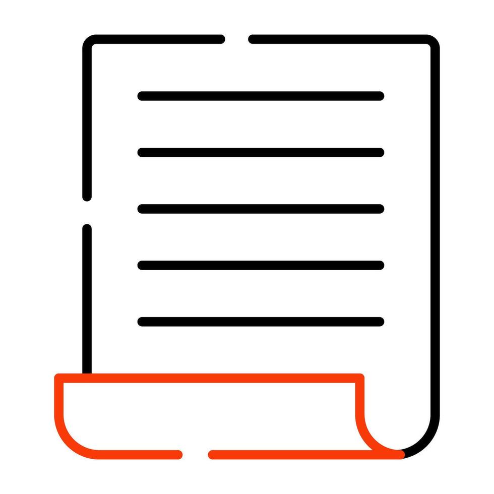 An editable design icon of todo list vector