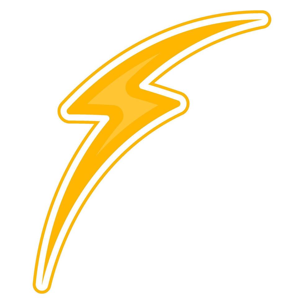 Thunderbolt Lightning Element Vector
