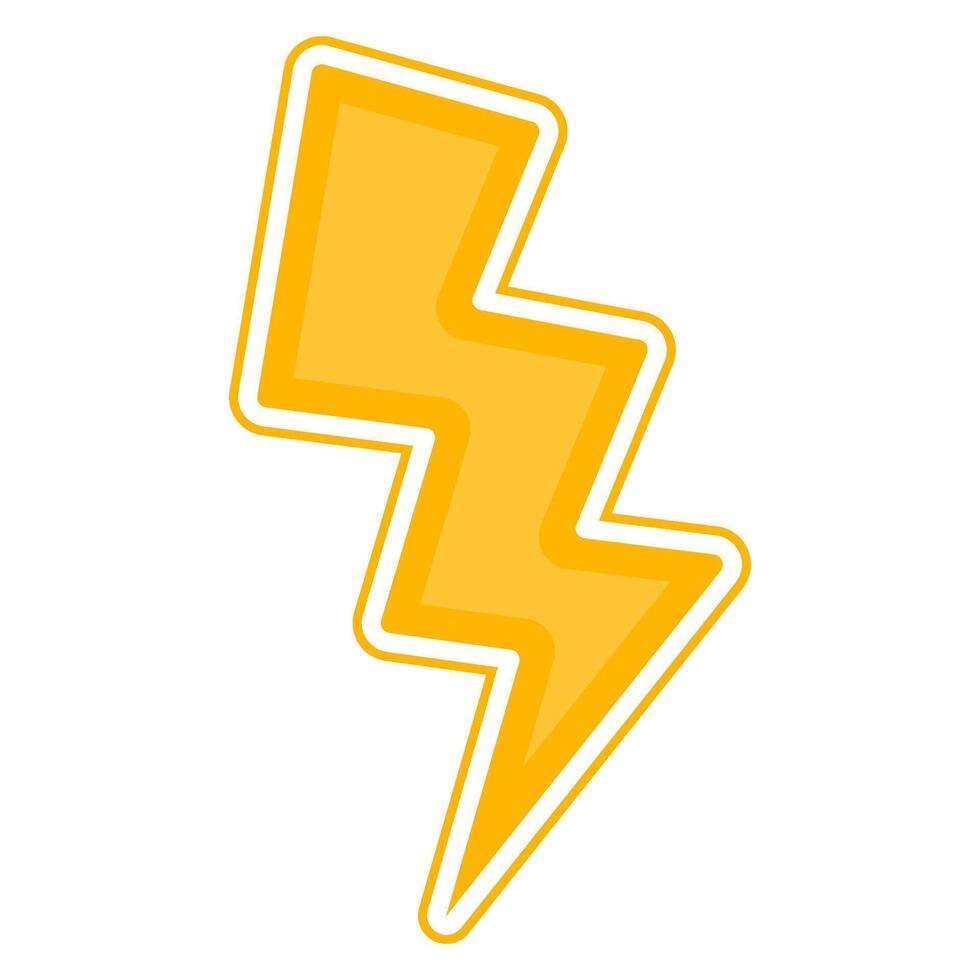 Thunderbolt Lightning Element Vector