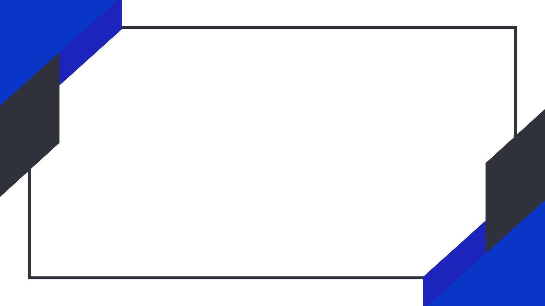 simple and flat horizontal corporate template background with copy space. professional corporate template background vector